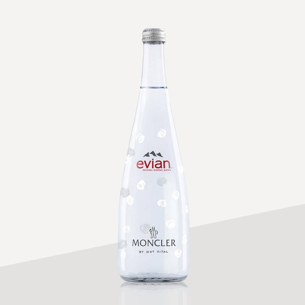 Acqua Evian Moncler 2021 Vetro Naturale 75 cl